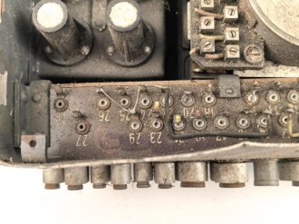 Luftwaffe , Schalt- und Verteilerkasten SVK   2-17. Anfordererzeichen Fl 47261. Michel Werke Augsburg. Ungereinigter Dachbodenfund