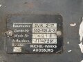 Luftwaffe , Schalt- und Verteilerkasten SVK   2-17. Anfordererzeichen Fl 47261. Michel Werke Augsburg. Ungereinigter Dachbodenfund