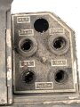 Luftwaffe , Schalt- und Verteilerkasten SVK   2-17. Anfordererzeichen Fl 47261. Michel Werke Augsburg. Ungereinigter Dachbodenfund