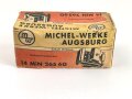 Luftwaffe , 10 Stück Reihentrennstecker " 14 MIN 265 60" in originaler Umverpackung der " Michel-Werke Augsburg"  Ungereinigter Dachbodenfund