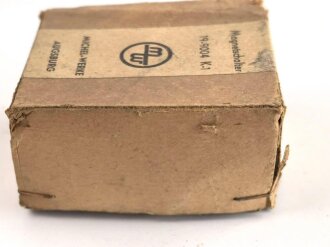 Luftwaffe , Magnetschalter 19-9004 K-1, Hersteller Michel Werke Augsburg. Original verpacktes Stück aus Dachbodenfund, ungeöffnet