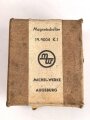 Luftwaffe , Magnetschalter 19-9004 K-1, Hersteller Michel Werke Augsburg. Original verpacktes Stück aus Dachbodenfund