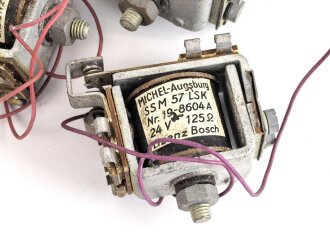 Luftwaffe , Magnetschalter SSM 57 LSK , Hersteller Michel Werke Augsburg. Sie erhalten ein ( 1 ) Stück aus Dachbodenfund