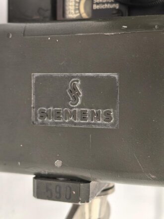 Siemens Kamera Flakaufnahmekammer 40 zur Anzeige-Dokumentation beim Flakschießen ( Flak-Schmalfilm-Gerat ) Originallack, Funktion nicht geprüft