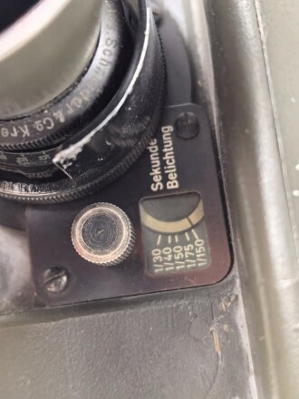 Siemens Kamera Flakaufnahmekammer 40 zur Anzeige-Dokumentation beim Flakschießen ( Flak-Schmalfilm-Gerat ) Originallack, Funktion nicht geprüft