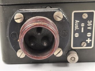 Siemens Kamera Flakaufnahmekammer 40 zur Anzeige-Dokumentation beim Flakschießen ( Flak-Schmalfilm-Gerat ) Originallack, Funktion nicht geprüft