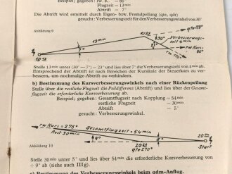 Luftwaffe, Beschreibung des Dreieckrechners DR2, 16 Seiten, DIN A5, C.Plath hamburg