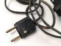 Doppelfernhörer b datiert 1945 (Ausführung für Fahrzeuge ) Gummimuscheln fehlen, Funktion nicht geprüft