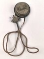Kopffernhörer Reichswehr, datiert 1934, Bügel fehlt, guter Zustand, Funktion nicht geprüft