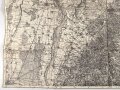 Landkarte Wehrmacht "Freiburg i. Br." Sonderausgabe, Maße 59 x 76 cm, leicht angekokelt