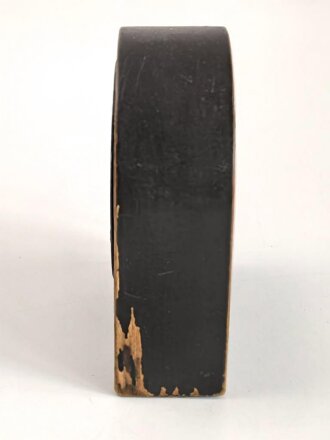 Luftwaffe Betriebsuhr, Fl 25591 auch Stationsuhr oder Funkraumuhr genannt. Hersteller Junghans, läuft einwandfrei, Gehäuse Heeresgrüner Originallack, die Ausstellfüße fehlen