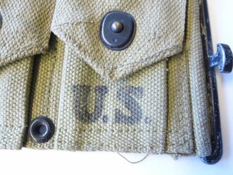 US Army WWII, belt, cartridge, CAL 30, khaki, 1943 dated, unused