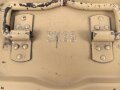 Transportkasten zum Schwebekreisvisier 38 für 2cm Flak der Wehrmacht. Originallack,
