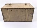Transportkasten zum Schwebekreisvisier 38 für 2cm Flak der Wehrmacht. Originallack,