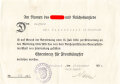 1. Weltkrieg und Weimarer Republik, Urkundengruppe eines bayrischen Frontkämpfers.