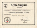 1. Weltkrieg und Weimarer Republik, Urkundengruppe eines bayrischen Frontkämpfers.