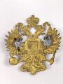 Österreich k.u.k. Mützenabzeichen aus Messingblech. Neuzeitliche Anfertigung, Breite 10,5cm