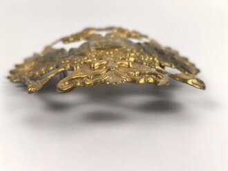 Österreich k.u.k. Mützenabzeichen aus Messingblech. Neuzeitliche Anfertigung, Breite 10,5cm