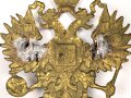 Österreich k.u.k. Mützenabzeichen aus Messingblech. Neuzeitliche Anfertigung, Breite 10,5cm