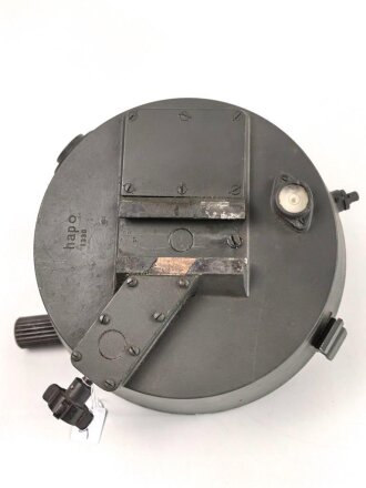 Messkreis zum Flakfernrohr DF 10 x 80 Wehrmacht. Hersteller hap. leichte Ausführung, gängig, neuzeitlich überlackiertes Stück