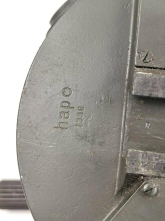 Messkreis zum Flakfernrohr DF 10 x 80 Wehrmacht. Hersteller hap. leichte Ausführung, gängig, neuzeitlich überlackiertes Stück