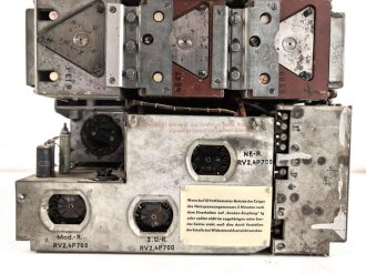 15 Watt Sender Empfänger b datiert 1944. Originallack, ungereinigtes Stück, Funktion nicht geprüft