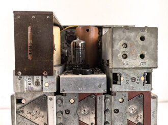 15 Watt Sender Empfänger b datiert 1944. Originallack, ungereinigtes Stück, Funktion nicht geprüft