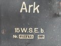 15 Watt Sender Empfänger b datiert 1944. Originallack, ungereinigtes Stück, Funktion nicht geprüft