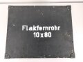 Transportkasten zum Flakfernrohr DF 10 x 80 Wehrmacht. Überlackiertes Stück
