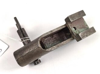 Aufnahme für Stirnschutz zum Flakfernrohr DF 10 x 80 Wehrmacht.