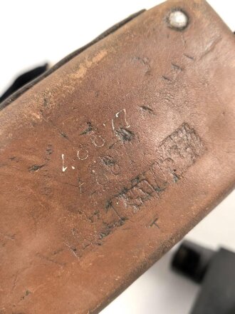 1. Weltkrieg Zielfernrohr ZF12 für MG 08 und 08/15. Gute Durchsicht und Absehen, Originallack. Hersteller Emil Busch Rathenow, in zugehörigem Behälter