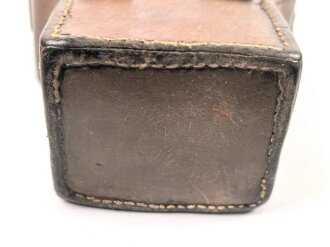 1. Weltkrieg Zielfernrohr ZF12 für MG 08 und 08/15. Gute Durchsicht und Absehen, Originallack. Hersteller Emil Busch Rathenow, in zugehörigem Behälter