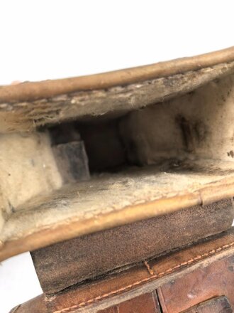 1. Weltkrieg Zielfernrohr ZF12 für MG 08 und 08/15. Gute Durchsicht und Absehen, Originallack. Hersteller Emil Busch Rathenow, in zugehörigem Behälter