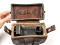 1. Weltkrieg Zielfernrohr ZF12 für MG 08 und 08/15. Gute Durchsicht und Absehen, Originallack. Hersteller Emil Busch Rathenow, in zugehörigem Behälter