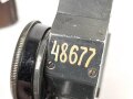 1. Weltkrieg Zielfernrohr ZF12 für MG 08 und 08/15. Gute Durchsicht und Absehen, Originallack. Hersteller Emil Busch Rathenow, in zugehörigem Behälter