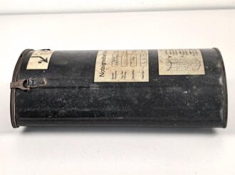 Luftwaffe, Notsignalbehälter für Leuchtpistole im Flugzeug. Originallack, datiert 1944
