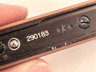 Kriegsmarine Hilfsvisier zum Doppelfernrohr 10 x 80. Hersteller blc,  guter Zustand, überlackiert ?