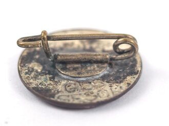 NSDAP Mitgliedsabzeichen, Variante in 17,5mm, guter Zustand " GES.GESCH:"
