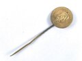 Anstecknadel Bildnis Hindenburg " Heil dem freien deutschen Rhein " Durchmesser 15mm