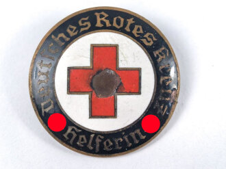 Brosche "Deutsches Rotes Kreuz Helferin" Emailleschaden