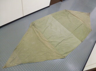 US Army WWII, tent, shelter half, OD, dated 1945