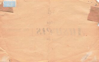 Kommandant Paris "Befristerer Ausweis für PKw, LKw und Kräd" Maße 16,5 x 10,5 cm