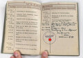 Wehrpaß Heer, eingestellt am 10.1.1940 bei Infanterie Ersatz Btl. 63 Ingolstadt