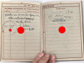 Wehrpaß Heer, eingestellt am 10.1.1940 bei Infanterie Ersatz Btl. 63 Ingolstadt