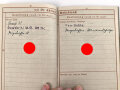 Wehrpaß Heer, eingestellt am 10.1.1940 bei Infanterie Ersatz Btl. 63 Ingolstadt