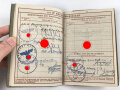 Wehrpaß Heer, eingestellt am 15. Januar 1942 bei 3. Schtz. Kp./ Ers. Btl. 179 Traunstein