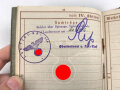 Wehrpaß Heer, eingestellt am 15. Januar 1942 bei 3. Schtz. Kp./ Ers. Btl. 179 Traunstein