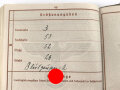 Wehrpaß Heer, eingestellt am 15. Januar 1942 bei 3. Schtz. Kp./ Ers. Btl. 179 Traunstein