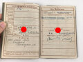 Wehrpaß Heer, eingestellt am 15. Januar 1942 bei 3. Schtz. Kp./ Ers. Btl. 179 Traunstein