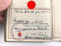 Wehrpaß Heer, eingestellt am 15. Januar 1942 bei 3. Schtz. Kp./ Ers. Btl. 179 Traunstein